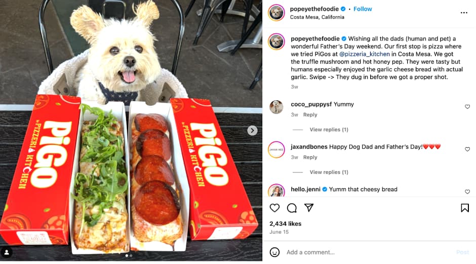 popeye the foodie instagram influencer